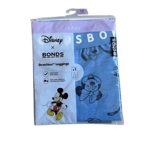 Bonds Blue Mickey Stretchies Baby Leggings